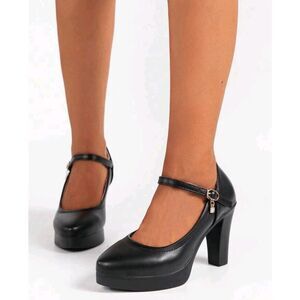 Size 6 Mary Jane Black Heels